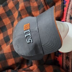 Men's 5.11 Tactical Cap - Durable & Stylish - Adjustable Strap - Charcoal Grey